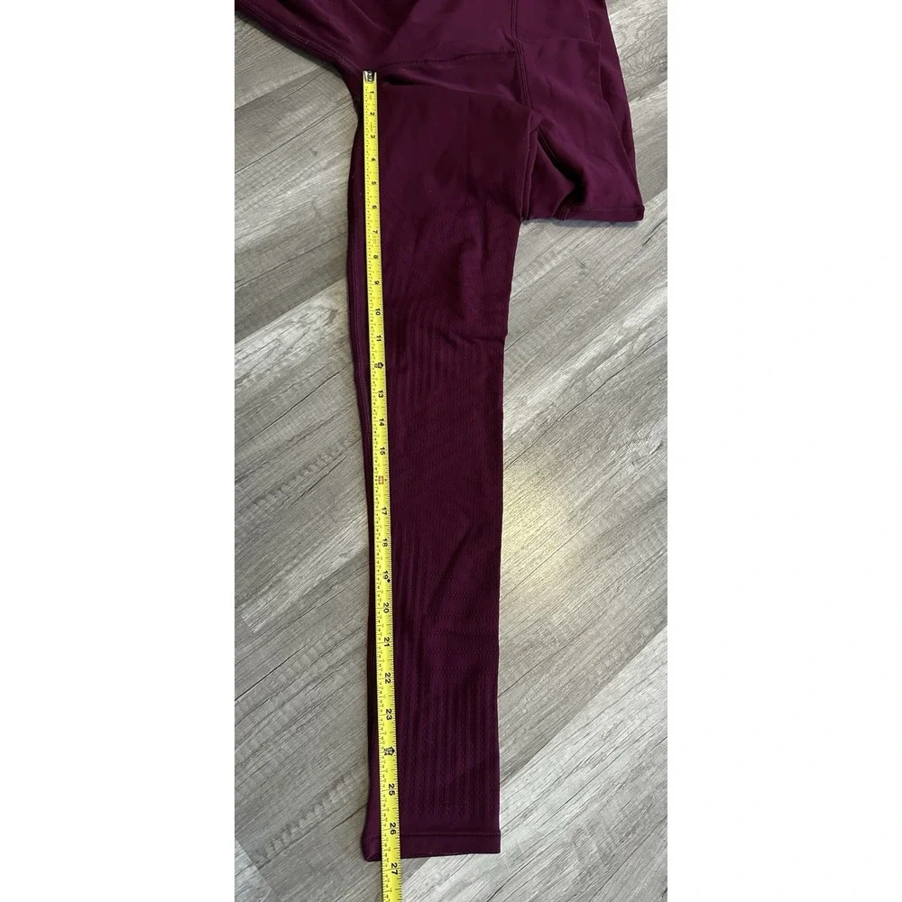 Lululemon Reveal Tight *Mesh Stripes Marvel (W5BU7S) Size‎ 8 fushia